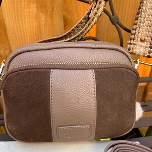 Original (formerly Mayfair) Suede & Leather Bag Mocha